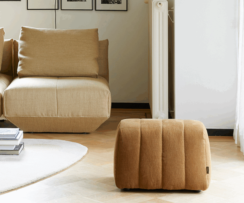 Label – Poef cocoon mini